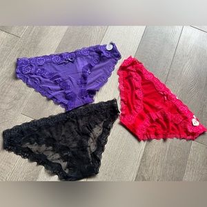 Cotton On Body - 3 Pack Sheer Bikini Panties